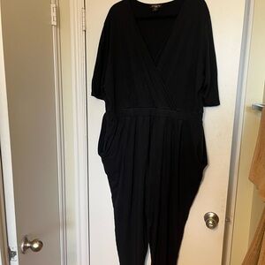 Peridot Robes Black Jumpsuit